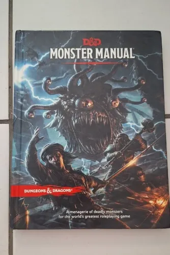 Monster Manual DnD 5 edição em inglês