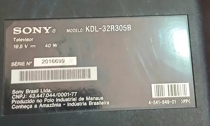 PLACA PARA TV SONY KDL-32R305D.