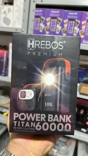Carregador Portátil Hrebos 60000 Mah para Star Link