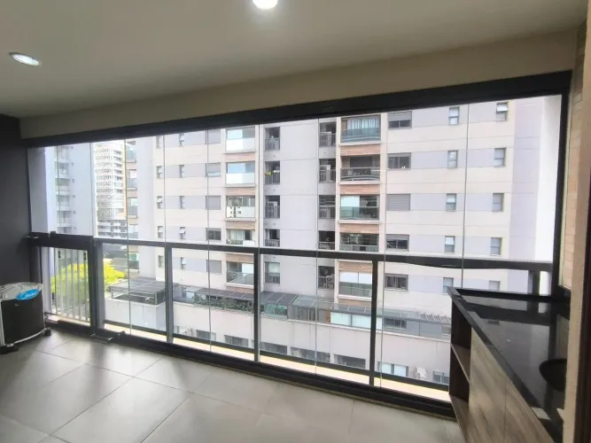 Apartamento com 1 dormitório para alugar, 44 m² por R$ 5.259,45/mês - Pinheiros - São Paul