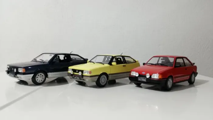 Miniaturas Gol GTI + Escort XR3 - 3 Modelos 1/24 | California Toys
