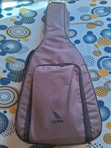 Bag pra violao folk/ clássico acolchoada marron.