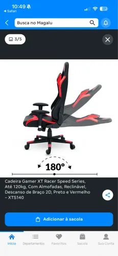 Cadeira gamer XT Racer