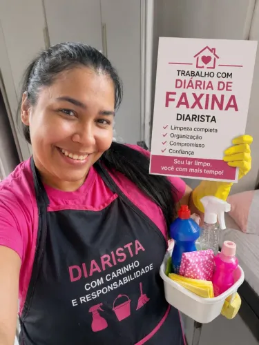 Diarista de limpeza 