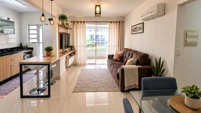 Apartamento para Venda em Florianópolis, Saco Grande, 2 dormitórios, 1 suíte, 2 banheiros,
