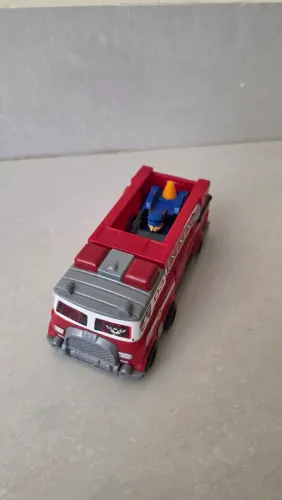 Caminhão de Bombeiro Marshall Patrulha Canina True Metal + Mini Chase - Perfeito Estado