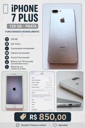 Vendo Iphone 7 plus