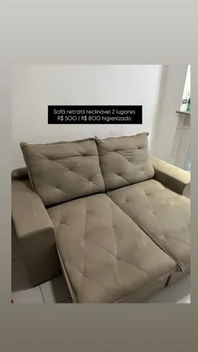 Sofá Retrátil e Reclinável