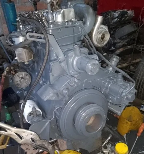 Motor Mwm 04 Cil 229 Turbo Completo F1000 F4000 Trator Colhetadeira Caminhão
