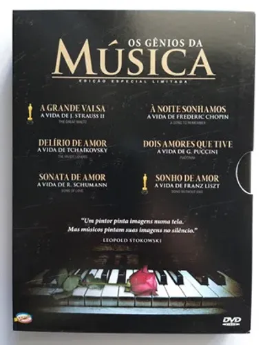 Os Gênios da Música - Edição Especial Limitada (usado em estado de novo)
