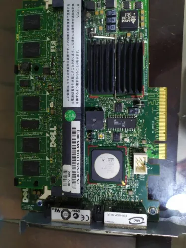 Dell PowerEdge Perc 5/E E2K-UCP-50 PCIe x8 placa controladora dupla