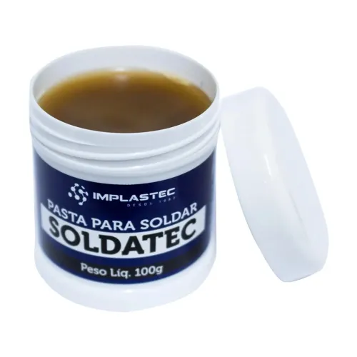 Pasta Para Solda Soldatec Com 100g - Implastec em São Luís ma