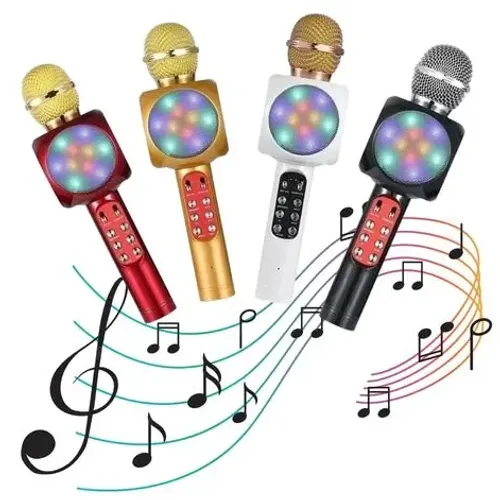 Microfone Bluetooth Karaokê Speaker Sem fio