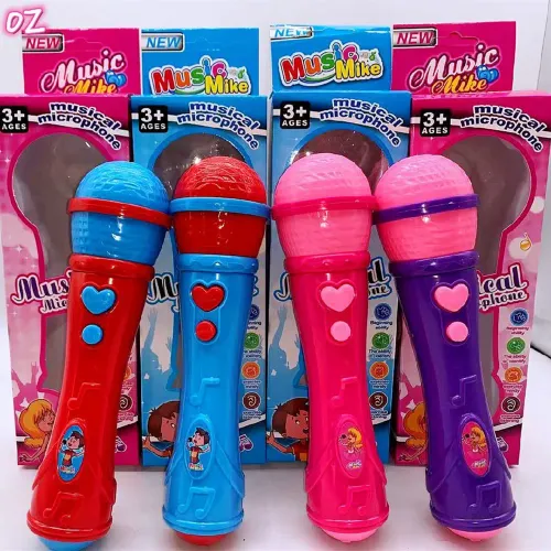 Microfone Musical Infantil - Brinquedo Divertido para Crianças karaokê