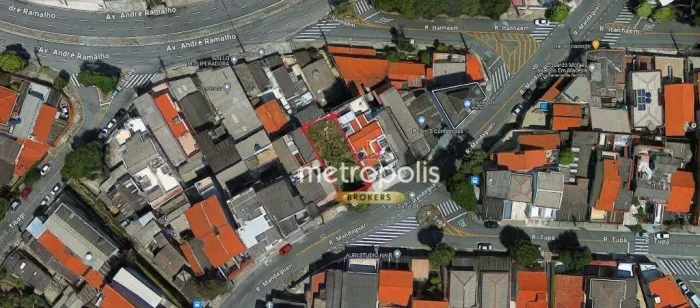 Terreno à venda, 258 m² por R$ 550.000,00 - Vila Curuçá - Santo André/SP