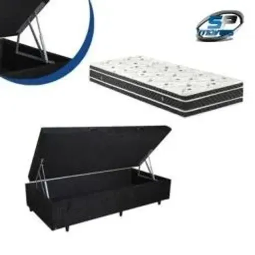 Queima de Estoque! Cama Box Solteiro com Colchão D33 20cm
