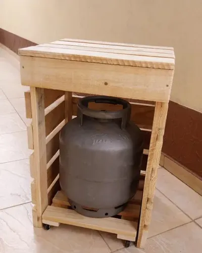 Abrigo para botijao de gás 