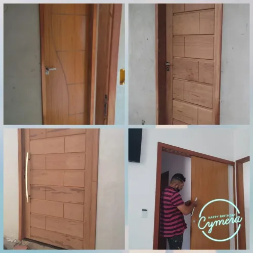 Serviço profissional instalação de portas