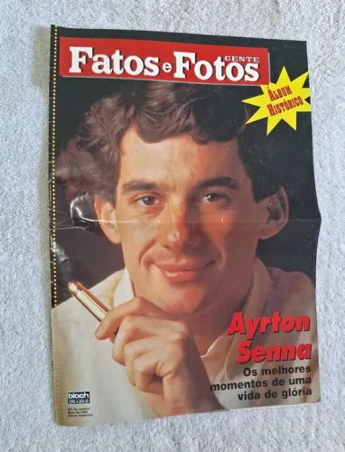 Revista Fatos e Fotos - Ayrton Senna - Álbum Histórico