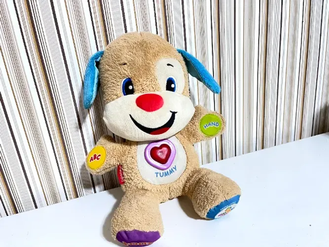 Cachorrinho Tummy Fisher Price em inglês