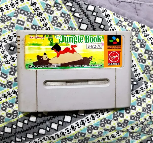 Super Nintendo JOGO DO MOGLI JUNGLE BOOK