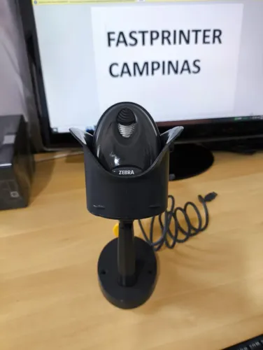 Leitor de código de barras zebra com suporte DS6708