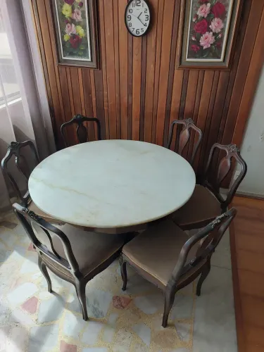 MESA E CADEIRAS (6) DON JOSE EM JACARANDA 