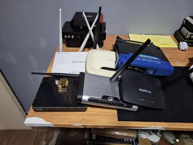 Lote com roteadores diversas marcas