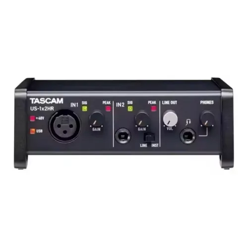 Interface de áudio USB TASCAM US-1X2HR
