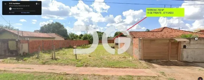 Terreno à venda em Campo Grande, Vila Nova Campo Grande, com 700 m²