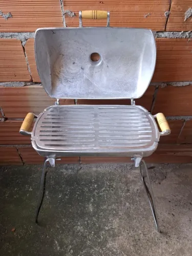 Churrasqueira Portátil de Alumínio grande novas