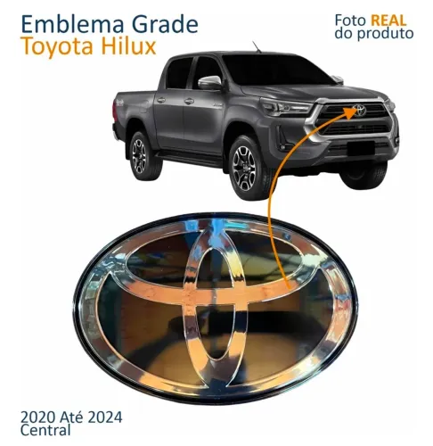 Emblema Grade Toyota Hilux 2021/25