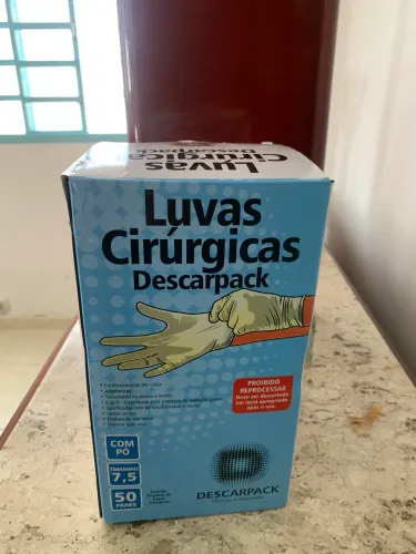 Vendo Caixa de Luva Estéril TAM 7,5 Lacrada
