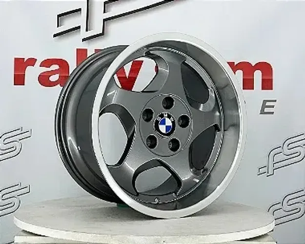 Jogo de Roda Bmw Style 23 Grafite Borda Diamantada 5x120 - 17x8 e 17x9 Offset 20 e 22 (Nv)