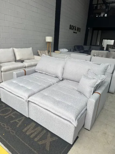 SUPER OFERTA SOFÁ SEM CAIXA 2.00 EM LINHO