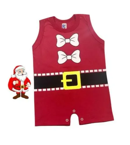 Macacão Natal Natalino bebê 