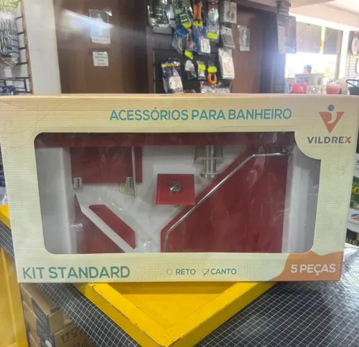 Kit Acessórios para Banheiro Standard 5 Peças Vildrex