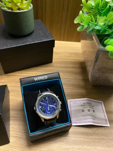 Seiko Wired VK67-K090 - Relógio Masculino 42mm. Novo Importado do Japão.