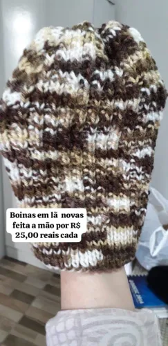 Boinas de lã artesanais - Novas