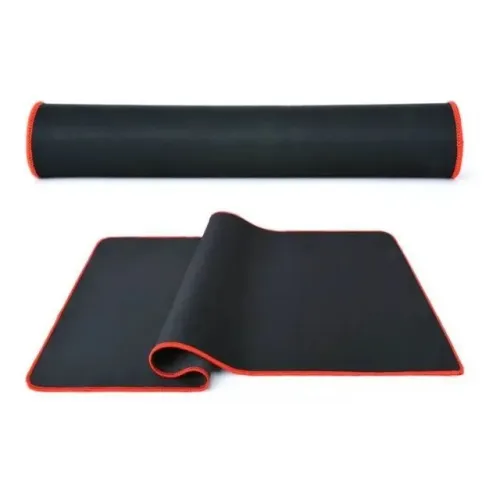 Extra Grande MousePad Preto, bordas vermelho (entregamos)