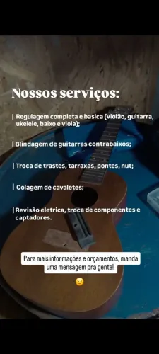 Serviços de luthieria - Kruma Luthieria