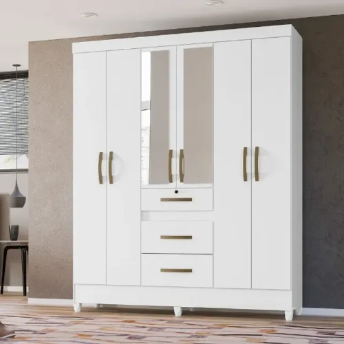 Guarda Roupa Itatiba Moval Branco - Entrega Rápida!  