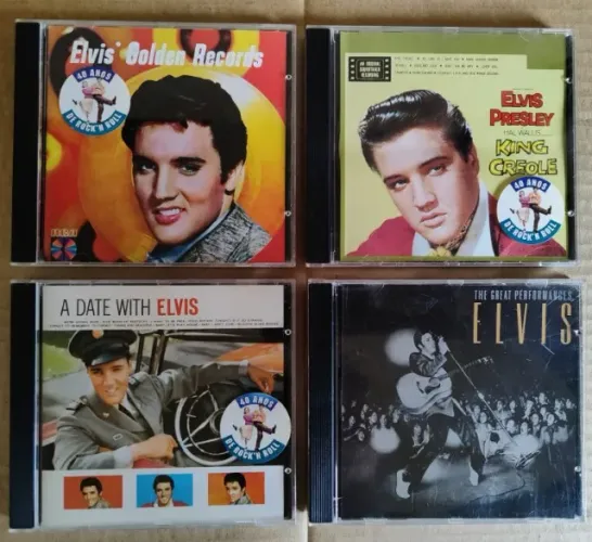 04 CDs Elvis Presley