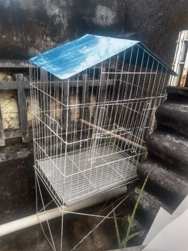 Gaiola viveiro toda de ferro..