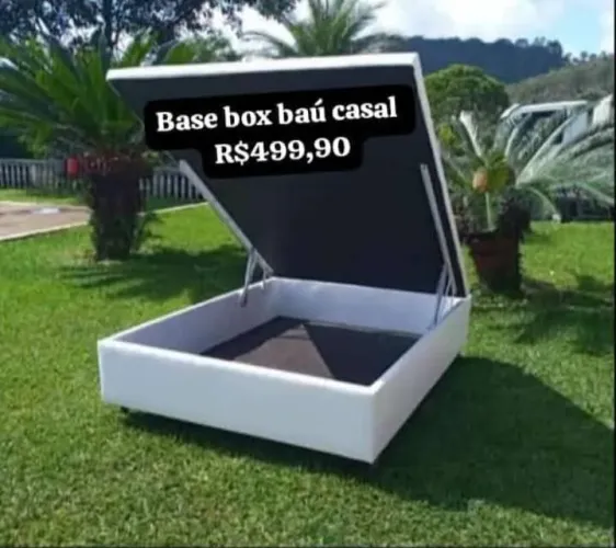 Base Box Casal com Baú - R$499,90