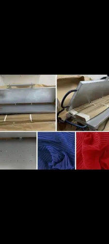 Máquina Industrial para Plissado de Tecidos