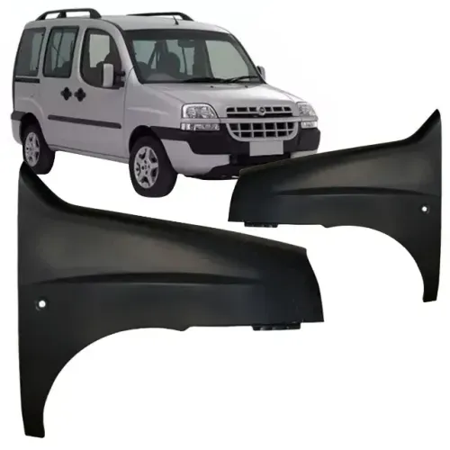 Paralama Doblo 2001 2002 2003 2004 2005 2006 2007 2008 com Furo