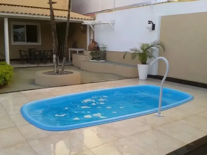 Piscina de fibra para área externa 
