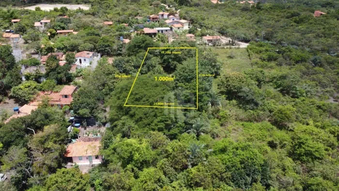 Terreno de 1.000m² à Venda no Vale do Capão  Palmeiras, Chapada Diamantina | Vista para o 