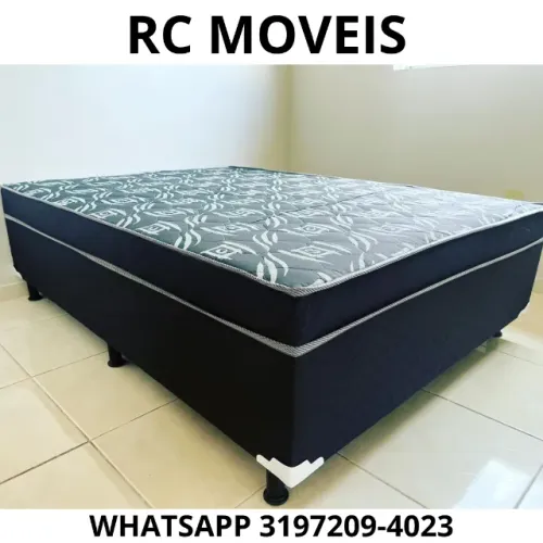 Cama Box Casal com Colchão D33 - Qualidade e Conforto